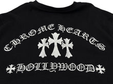画像をギャラリービューアに読み込む, 極美品 CHROME HEARTS クロムハーツ SAILIN ON THRML サーマル長袖Tシャツ サイズM ブラック セメタリークロス刺繍 中古 4b008915