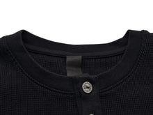 画像をギャラリービューアに読み込む, 極美品 CHROME HEARTS クロムハーツ SAILIN ON THRML サーマル長袖Tシャツ サイズM ブラック セメタリークロス刺繍 中古 4b008915