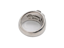 画像をギャラリービューアに読み込む, 極美品 CHROME HEARTS クロムハーツ ハート インバンド リング 指輪 重量約16.4g サイズ17号 スターリングシルバー 中古 4b008923