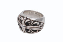 画像をギャラリービューアに読み込む, CHROME HEARTS クロムハーツ FLRL CRS フローラルクロス リング 指輪 重量約15.0g サイズ4号 1992/sterling刻印 美品 中古 4b008924