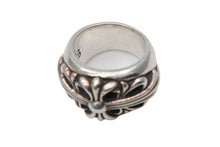 画像をギャラリービューアに読み込む, CHROME HEARTS クロムハーツ FLRL CRS フローラルクロス リング 指輪 重量約15.0g サイズ4号 1992/sterling刻印 美品 中古 4b008924