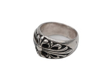 画像をギャラリービューアに読み込む, CHROME HEARTS クロムハーツ FLRL CRS フローラルクロス リング 指輪 重量約16.7g サイズ19号 1992/sterling刻印 美品 中古 4b008927