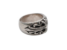 画像をギャラリービューアに読み込む, CHROME HEARTS クロムハーツ FLRL CRS フローラルクロス リング 指輪 重量約16.7g サイズ19号 1992/sterling刻印 美品 中古 4b008927
