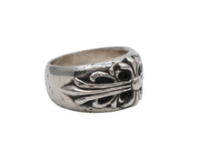画像をギャラリービューアに読み込む, CHROME HEARTS クロムハーツ FLRL CRS フローラルクロス リング 指輪 重量約17.4g サイズ18号 1992/sterling刻印 美品 中古 4b008928