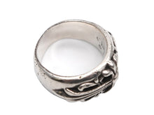 画像をギャラリービューアに読み込む, CHROME HEARTS クロムハーツ FLRL CRS フローラルクロス リング 指輪 重量約17.4g サイズ18号 1992/sterling刻印 美品 中古 4b008928