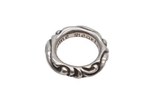 画像をギャラリービューアに読み込む, 極美品 CHROME HEARTS クロムハーツ スクロールバンドリング 重量約9.5g サイズ9.5号 1994/.925刻印 シルバー925 中古 4b008931