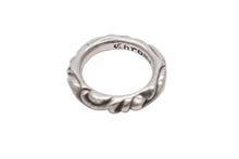 画像をギャラリービューアに読み込む, 極美品 CHROME HEARTS クロムハーツ スクロールバンドリング 重量約7.6g サイズ13号 1994/.925刻印 シルバー925 中古 4b008933