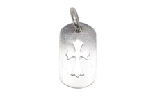 画像をギャラリービューアに読み込む, CHROME HEARTS クロムハーツ D TAG SML CO CRS カットアウトクロス ドッグタグ スモール ペンダントトップ 重量約9.5g 美品 中古 4b008934