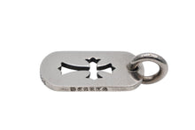 画像をギャラリービューアに読み込む, CHROME HEARTS クロムハーツ D TAG SML CO CRS カットアウトクロス ドッグタグ スモール ペンダントトップ 重量約9.5g 美品 中古 4b008934