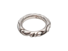 画像をギャラリービューアに読み込む, 極美品 CHROME HEARTS クロムハーツ スクロールバンドリング 重量約10.6g サイズ18.5号 1994/.925刻印 シルバー925 中古 4b008935