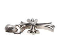 画像をギャラリービューアに読み込む, 極美品 CHROME HEARTS クロムハーツ スモールCHクロス ベイル ペンダントトップ 重量22.8g 1991/Sterling刻印 中古 4b008936