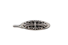 画像をギャラリービューアに読み込む, 極美品 CHROME HEARTS クロムハーツ FLORAL CROSS BARRETTE フローラルクロス バレッタ 髪留め 重量約16.6g シルバー925 中古 4b008939