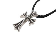 画像をギャラリービューアに読み込む, CHROME HEARTS クロムハーツ CH CRS SML CL W/LACESTPPRV1 スモールCHクロス ボロチップブレイド ネックレス 重量約40.4g
