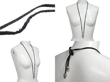 画像をギャラリービューアに読み込む, CHROME HEARTS クロムハーツ CH CRS SML CL W/LACESTPPRV1 スモールCHクロス ボロチップブレイド ネックレス 重量約40.4g