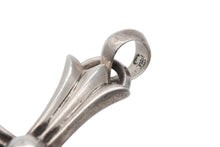 画像をギャラリービューアに読み込む, CHROME HEARTS クロムハーツ ラージCHクロス Wベイル ペンダントトップ チャーム 重量約43.1g STERLING刻印 美品 中古 4b008940