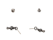 画像をギャラリービューアに読み込む, 極美品 CHROME HEARTS クロムハーツ BBY F PPRCHN 2PD ベイビーファットクロス ドロップピアス 両面ダイヤ 重量約2.4g 片耳用 中古 4b008942