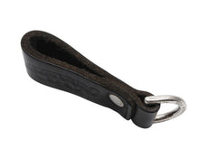 画像をギャラリービューアに読み込む, CHROME HEARTS クロムハーツ BELT LOOP D RING 6Pスター ベルトループ Dキーリング 重量約20.9g レザー シルバー925 美品 中古 4b008944