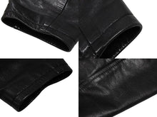 画像をギャラリービューアに読み込む, Yohji Yamamoto POUR HOMME ヨウジヤマモトプールオム 1991AW 杖村さえ子 ピンナップガール レザージャケット サイズM 美品 中古 4b008950