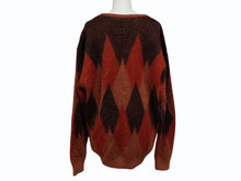 画像をギャラリービューアに読み込む, 極美品 WACKO MARIA ワコマリア ダイアモンド柄 カーディガン ナイロン ウール モヘア サイズ M 中古 4b008951