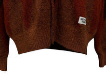 画像をギャラリービューアに読み込む, 極美品 WACKO MARIA ワコマリア ダイアモンド柄 カーディガン ナイロン ウール モヘア サイズ M 中古 4b008951