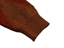 画像をギャラリービューアに読み込む, 極美品 WACKO MARIA ワコマリア ダイアモンド柄 カーディガン ナイロン ウール モヘア サイズ M 中古 4b008951