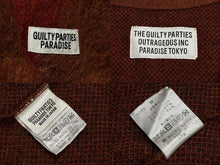 画像をギャラリービューアに読み込む, 極美品 WACKO MARIA ワコマリア ダイアモンド柄 カーディガン ナイロン ウール モヘア サイズ M 中古 4b008951