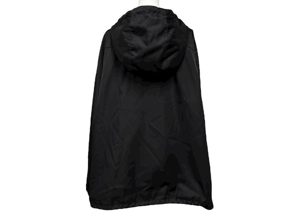 極美品 PRADA プラダ 20SS ナイロンアノラックジャケット SGB407 S201 I18 FRANK OCEAN着用 トライアングルロゴ ブラック サイズL 中古 4b008952