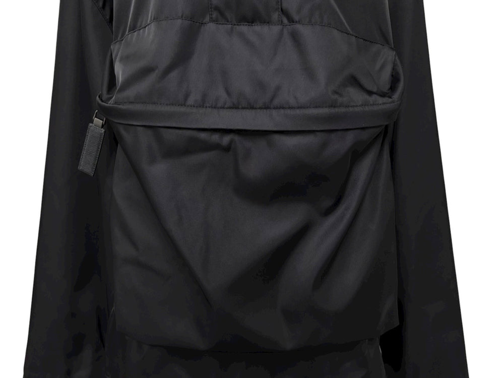 極美品 PRADA プラダ 20SS ナイロンアノラックジャケット SGB407 S201 I18 FRANK OCEAN着用 トライアングルロゴ ブラック サイズL 中古 4b008952
