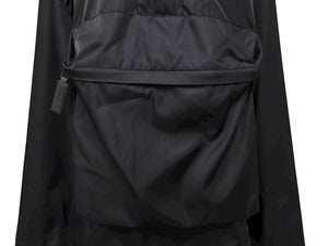 極美品 PRADA プラダ 20SS ナイロンアノラックジャケット SGB407 S201 I18 FRANK OCEAN着用 トライアングルロゴ ブラック サイズL 中古 4b008952