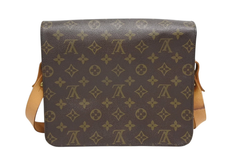 LOUIS VUITTON Cartesier GM Shoulder Bag M51252 Monogram Canvas Brown Good Condition Used 4b008957