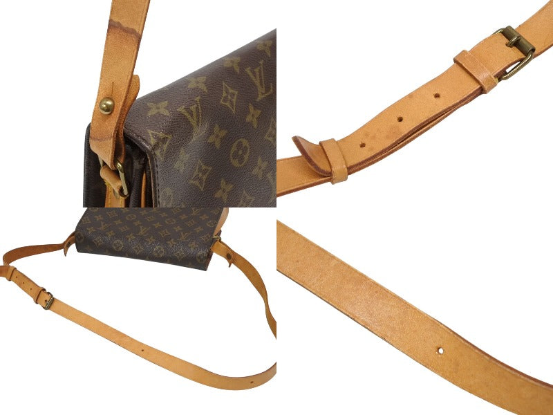 LOUIS VUITTON Cartesier GM Shoulder Bag M51252 Monogram Canvas Brown Good Condition Used 4b008957