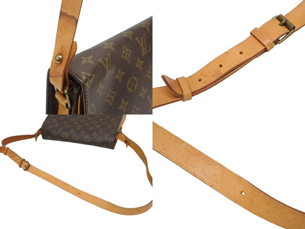LOUIS VUITTON ルイヴィトン カルトシエールGM ショルダーバッグ M51252 モノグラムキャンバス ブラウン 美品 中古 4b008957