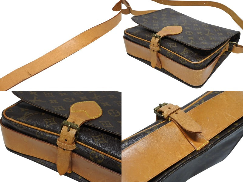 LOUIS VUITTON Cartesier GM Shoulder Bag M51252 Monogram Canvas Brown Good Condition Used 4b008957