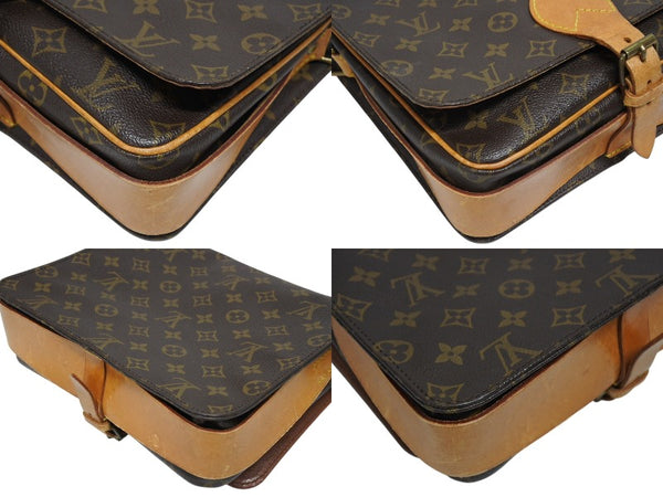 LOUIS VUITTON ルイヴィトン カルトシエールGM ショルダーバッグ M51252 モノグラムキャンバス ブラウン 美品 中古 4b008957