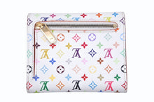 画像をギャラリービューアに読み込む, LOUIS VUITTON ルイヴィトン ポルトフォイユ コアラ ブロン M58014 村上隆 ホワイト モノグラム マルチカラー PVC ヌメ革 美品 中古 4b008958