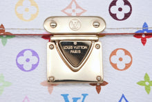 画像をギャラリービューアに読み込む, LOUIS VUITTON ルイヴィトン ポルトフォイユ コアラ ブロン M58014 村上隆 ホワイト モノグラム マルチカラー PVC ヌメ革 美品 中古 4b008958