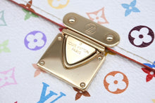 画像をギャラリービューアに読み込む, LOUIS VUITTON ルイヴィトン ポルトフォイユ コアラ ブロン M58014 村上隆 ホワイト モノグラム マルチカラー PVC ヌメ革 美品 中古 4b008958