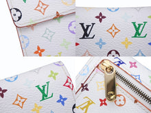 画像をギャラリービューアに読み込む, LOUIS VUITTON ルイヴィトン ポルトフォイユ コアラ ブロン M58014 村上隆 ホワイト モノグラム マルチカラー PVC ヌメ革 美品 中古 4b008958