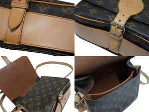 極美品 LOUIS VUITTON ルイ ヴィトン カルトシエールMM ショルダーバッグ M51253 モノグラムキャンバス ブラウン 中古 4b008963