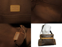 画像をギャラリービューアに読み込む, LOUIS VUITTON ルイヴィトン モノグラム サック スクウォッシュ ショルダーバッグ M92967 ブラウン ロゴ 斜め掛け 鞄 美品 中古 4b008964