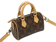 画像をギャラリービューアに読み込む, 新品同様 LOUIS VUITTON ルイヴィトン ナノスピーディ ハンドバッグ 2WAYバッグ M81085 モノグラム 中古 4b008969