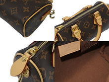 画像をギャラリービューアに読み込む, 新品同様 LOUIS VUITTON ルイヴィトン ナノスピーディ ハンドバッグ 2WAYバッグ M81085 モノグラム 中古 4b008969