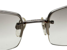 画像をギャラリービューアに読み込む, 極美品 CHANEL シャネル サングラス リムレス ラインストーン ココマーク 4093-B イタリア製 メタル シルバー金具 サイズ56◻︎16 中古 4b008972