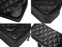画像をギャラリービューアに読み込む, 極美品 CHANEL シャネル カンボンライン ミニ ボーリングバッグ A25171 10番台 ココマーク キルティング ブラック シルバー金具 中古 4b008974