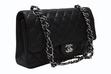 画像をギャラリービューアに読み込む, 極美品 CHANEL シャネル マトラッセ25 Wフラップ Wチェーンショルダーバッグ AO1112 13番台 キャビアスキン シルバー金具 中古 4b008975