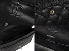 画像をギャラリービューアに読み込む, 極美品 CHANEL シャネル マトラッセ25 Wフラップ Wチェーンショルダーバッグ AO1112 13番台 キャビアスキン シルバー金具 中古 4b008975