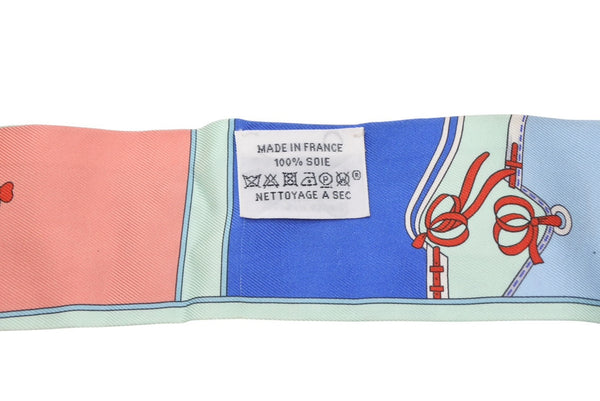 HERMES エルメス ツイリー カマイユ グリーン マルチカラー 美品 中古 4b008977