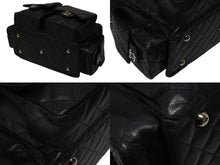 画像をギャラリービューアに読み込む, 極美品 CHANEL シャネル カンボンライン マルチポケット ワンショルダーバッグ A25173 9番台 ココマーク ブラック シルバー金具 中古 4b008984