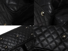 画像をギャラリービューアに読み込む, 極美品 CHANEL シャネル カンボンライン マルチポケット ワンショルダーバッグ A25173 9番台 ココマーク ブラック シルバー金具 中古 4b008984