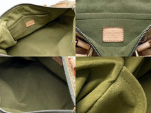 画像をギャラリービューアに読み込む, LOUIS VUITTON ルイヴィトン ネオスピーディ ハンドバッグ M95215 モノグラムデニム カーキ ゴールド金具 美品 中古 4b008988